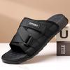 Fashion Luxury Brand Summer Slippers Men Soft Bottom Half Drag Slides Leisure Walk Sandals Outdoor Beach Flats Versatile Man Flip-flops