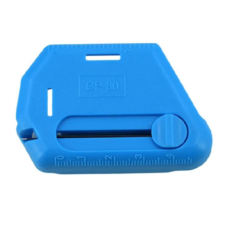 

Portable Plastic Sewing Ruler With Magnetic Base Measurement Scale And Integrated Seam Ripper синій