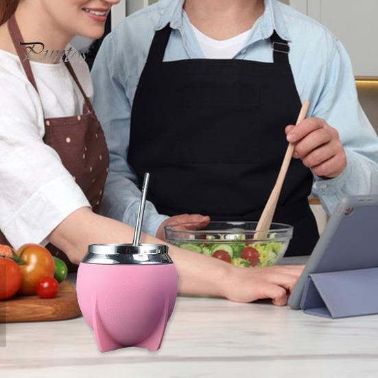 280ML Thermal Cup Stainless Steel Vacuum Mug Portable Insulated Beverage Cup for Hot And Cold Drinks