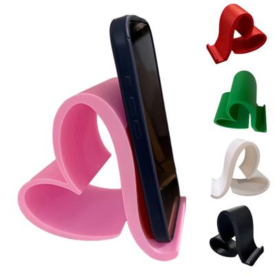 Heart Phone Stand 3D Printed Heart Shaped Mobile Phone Holder for Smartphones Tablets Kindles Romantic Desk Accessory for Home Office Nightstand