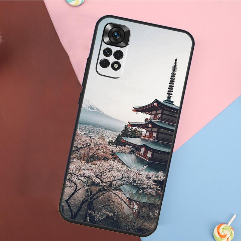 Japanese Temple Kyoto Cover For Xiaomi Redmi Note 13 Pro 14 12 11 9 10 9S 10S 11S 12S Redmi 14C 10C 12C 13C Case