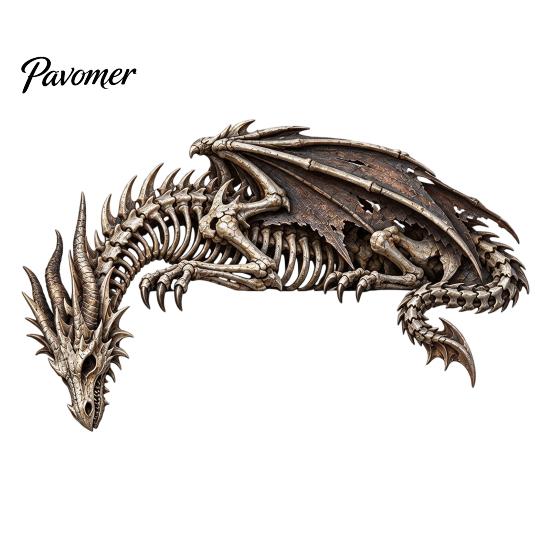 Collectible Dragon Figurine Sleeping Door Topper, Medieval Fantasy Wall Decor for Doorway, Rustic Home Accessories Corner Decor, No Drill