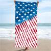 Amerikanische Flagge Muster Strandtuch für Familie Sachen Freunde Geschenke Schnelltrocknend Sandfrei Für Bad Yoga Strand Camping Schwimmen GYM