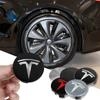 ICTB3 4PCS 56mm Car Wheel Center Caps Tyre Rim Hub Cap Cover Stickers For Model 3 Model Y Model S Model X Cybertruck Coil