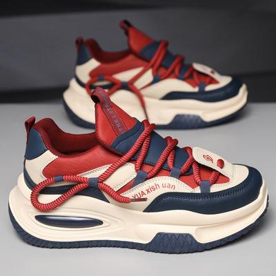 Chunky Sneakers Men 2025 New Original Brand Luxury Casual Casual Shoes Comfortable Adds Height Versatile Shoes Chaussure Homme