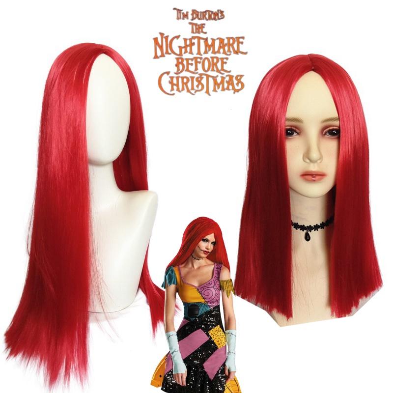 Sally Cosplay Wig With Natural Scalp Perfect For Halloween And Theme Parties
