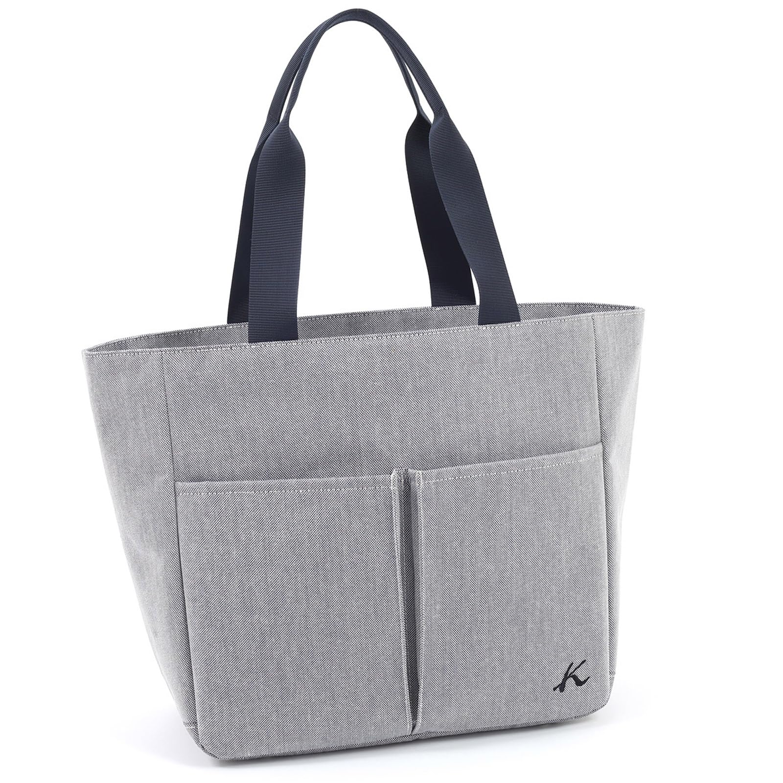 Kitamura Chambray Semi-Shoulder Bag, A4 Size, R-0753, Dark Blue (Navy), 10101