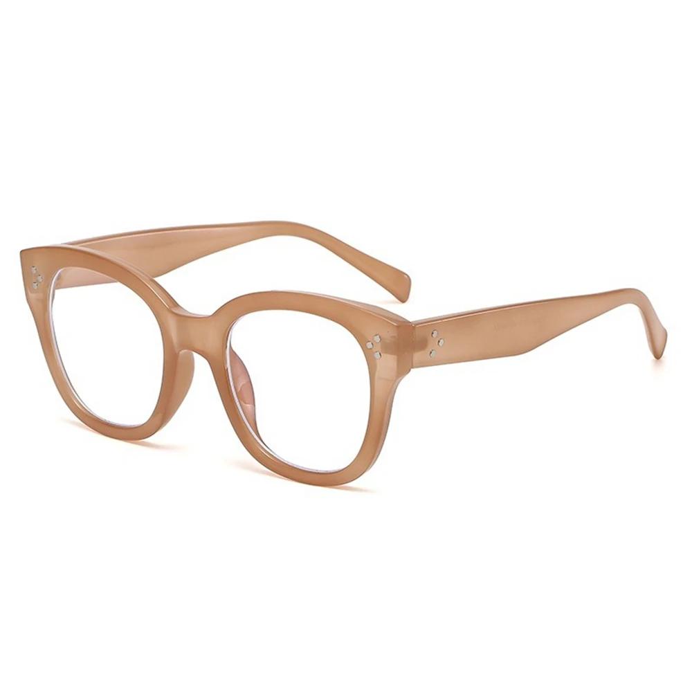 large square frame anti-blue glasses full frame retro simple fashion glasses for women and men