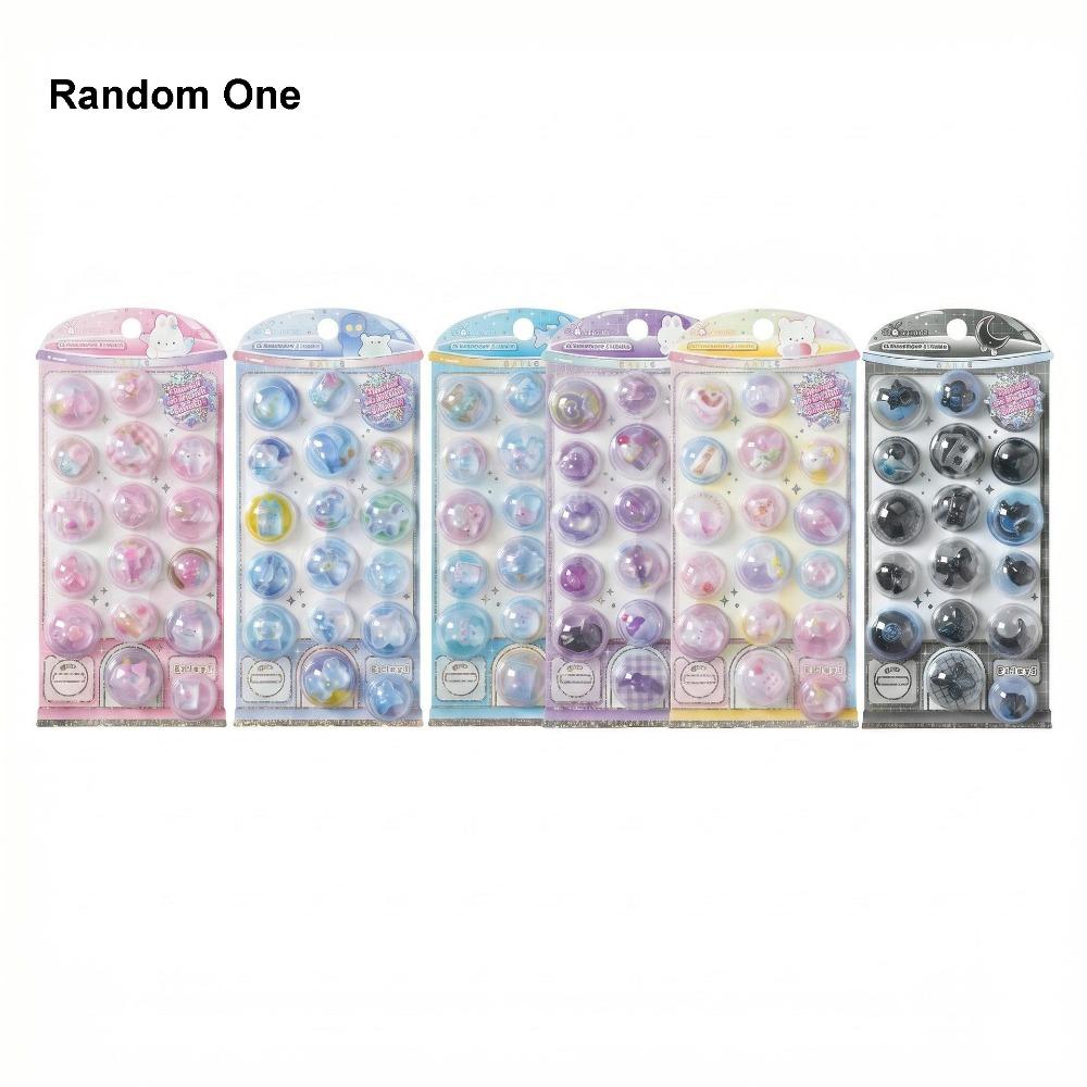 Shake Function Diary Relief Stickers Cute Design Notebook Decor 3D Capsule Stickers Journaling
