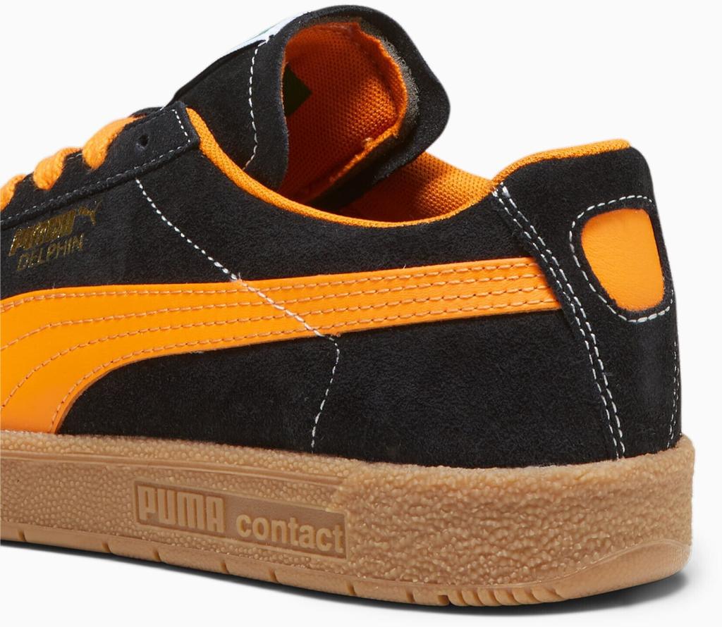Tênis Puma Delphin (390685) preto/torta de abóbora
