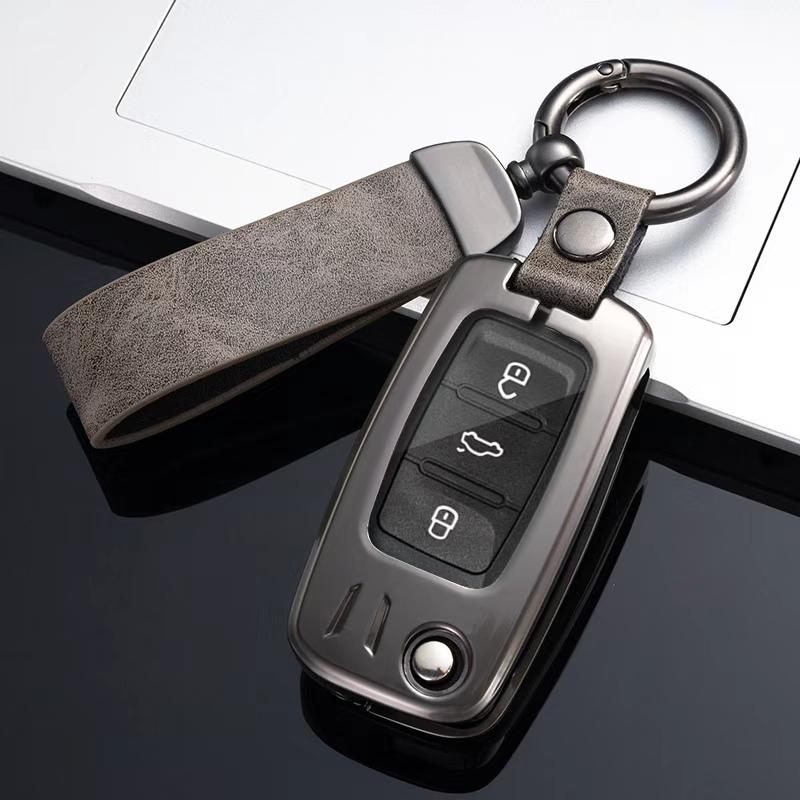 New Car Remote Key Case Cover For Volkswagen VW Polo Golf Passat Tiguan Beetle Caddy T5 Up Eos Skoda Octavia Seat Leon Altea