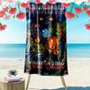 Name Custom Thunderdome Print Beach Towel, Large Soft Quick Dry Towel for Beach Camping Swimming