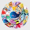 50-Piece Ocean Theme Graffiti Sticker Set for Journals, Suitcases, Laptops, Cars, & Scooters