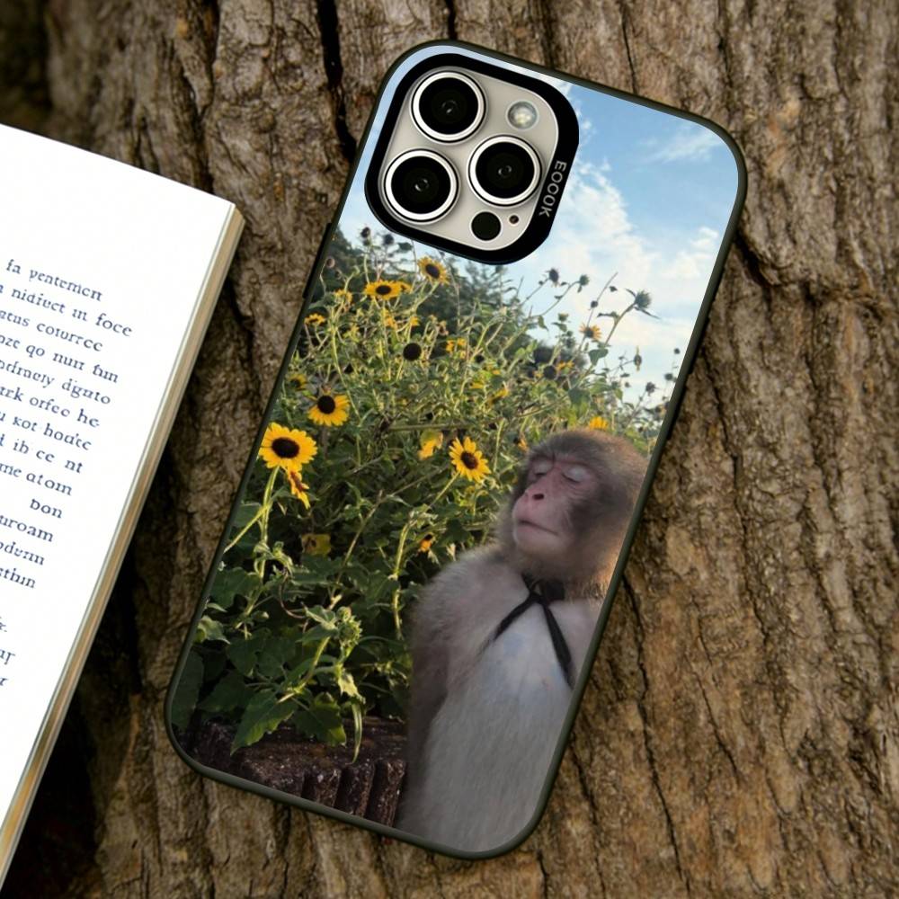 

little monkey Phone Case For iPhone 17,16,15,14,13,12,11 Plus,Pro Max,XS,Colorful Silver Phone case Funda Cover iPhone15Pro