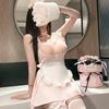 Sexy Lingerie Female Sexy Lace Perspective Suspenders Pink Bunny Uniform Passion Suit Internet Celebrity Bunny