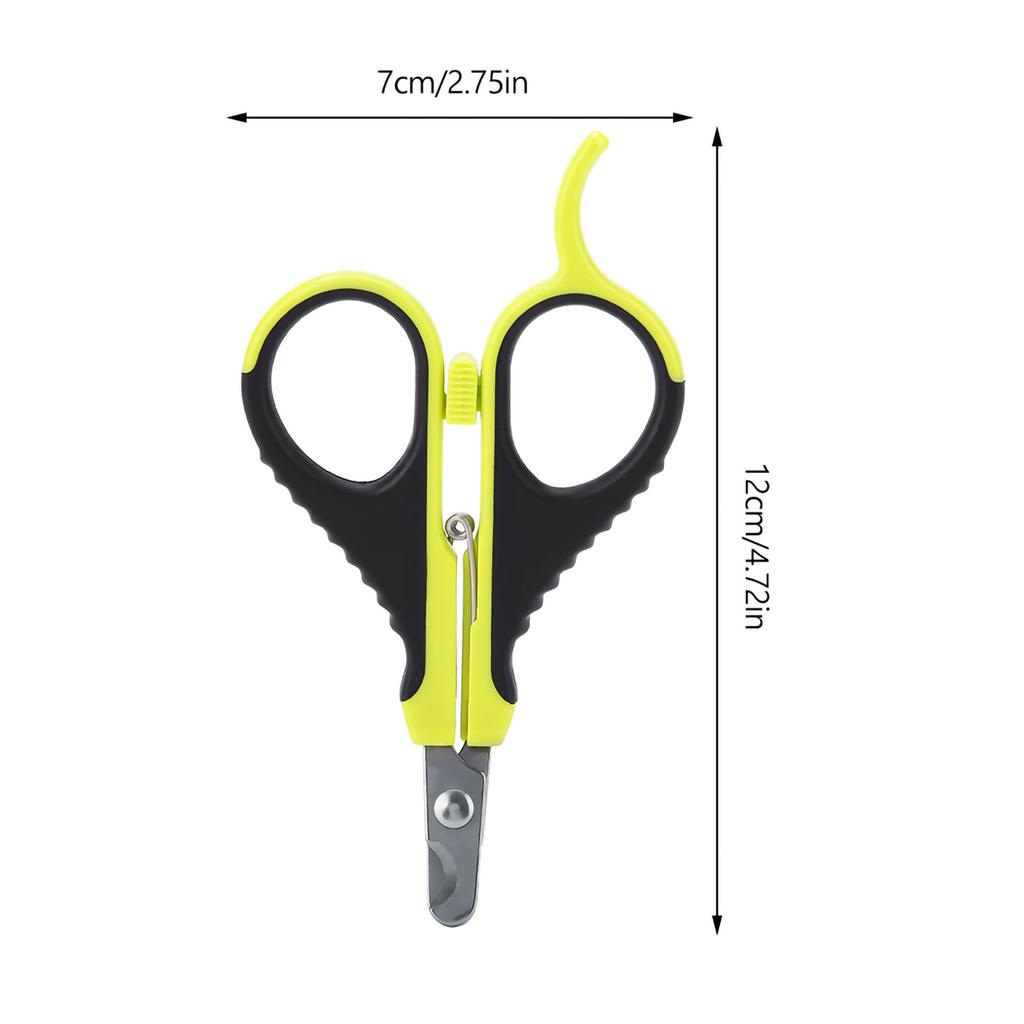 Plastic Sharp Useful Safe Healthy Pet Spring Nail Clipper for Dog Cat