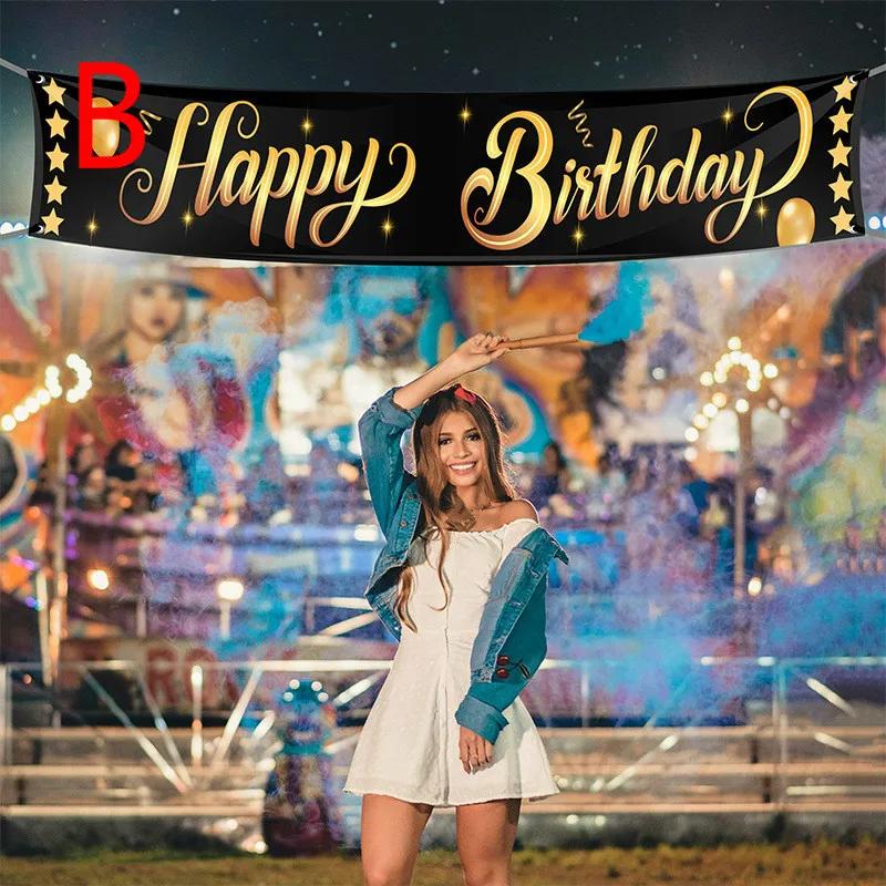 New Halloween Banner Decoration Party Birthday Shop Banner Flag Pull Flag Scene Layout