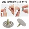 5/10Pcs Car Interior Roof Fixing Buckles Headliner Ceiling Cloth Rivets Retainer Fastener Screw Caps Auto Interior Accessories