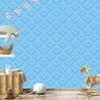 Geometric Azure Rhombus Wallpaper, Fine Detail 50x1000