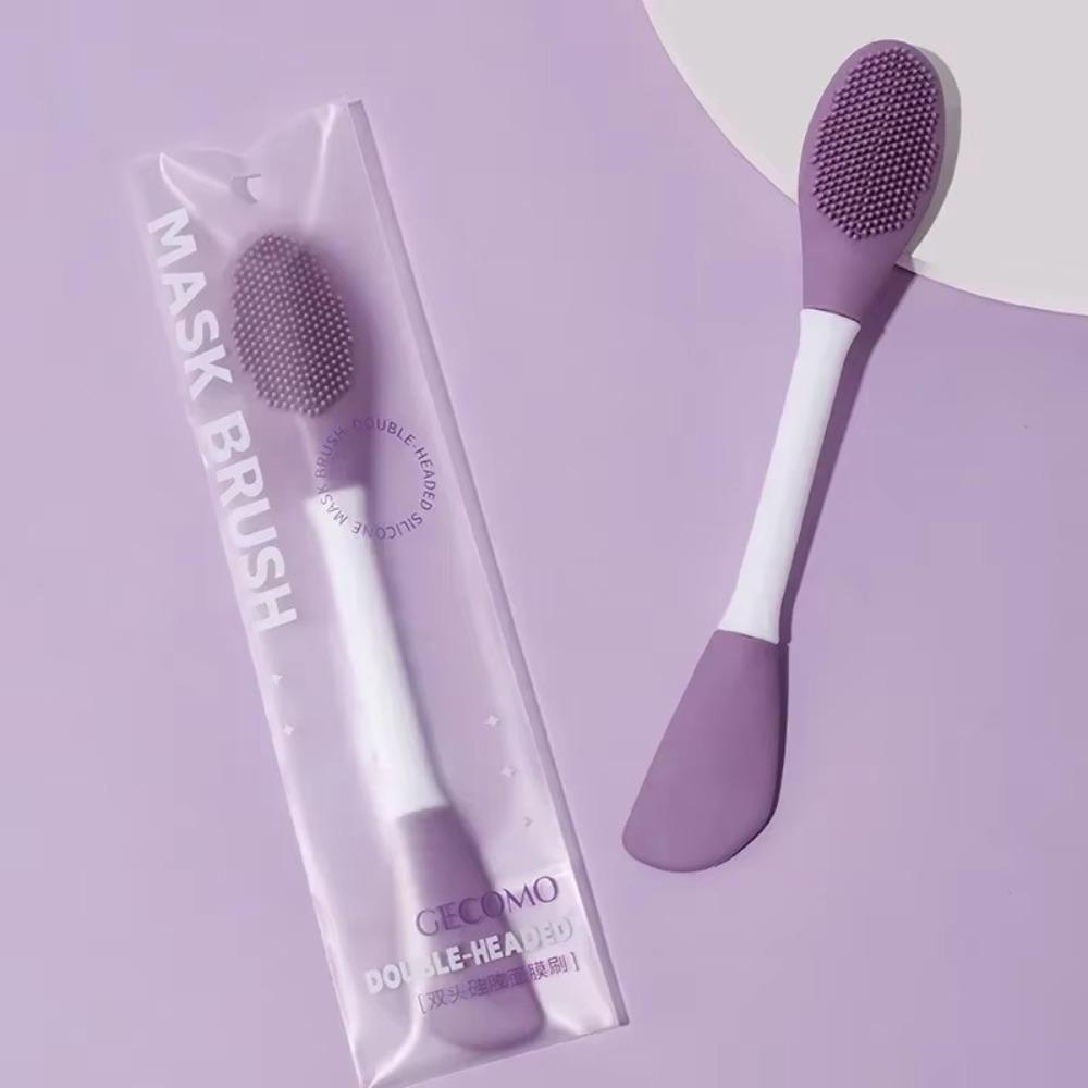 Silicone Facial Clean Brush Double Head Skin Care Tools Beauty Facial Massage Brush