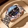 Top Brand New Multi-function Men's Watch Waterproof Luminous Fashion Quartz Wrist Watch