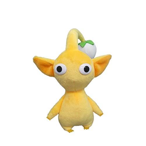 Sanei Boeki Pikmin Plush Toy ALL STAR COLLECTION Yellow Pikmin W9xD9xH17cm PK03