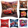 Lightning McQueen and Friends Car-Themed Pillow Covers for a Fun Ride! Sofa Cushion Cover, Single-sided Printing,home Decoration