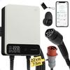 Station de Charge pour Véhicule Électrique, Puissance 22kW, Contrôle par Application Intelligente, 7.5M avec APP Blanc, TYPE2