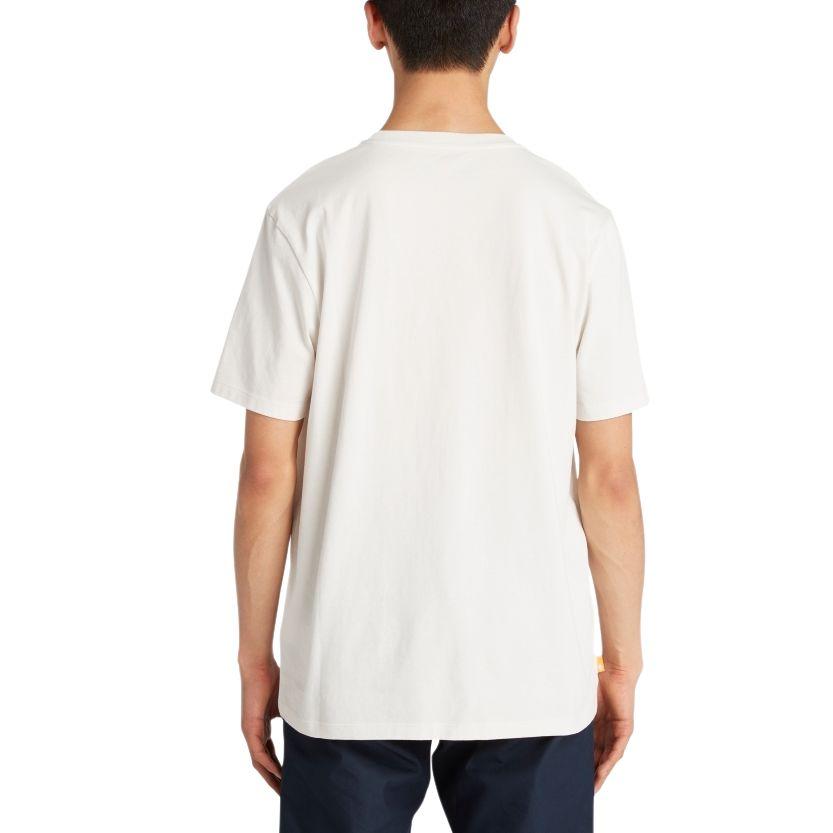 Timberland Af Tfo Ss Outdoor Graphic Casual Simple Short Sleeve T-Shirt Men Tops White A2K7P-CM9