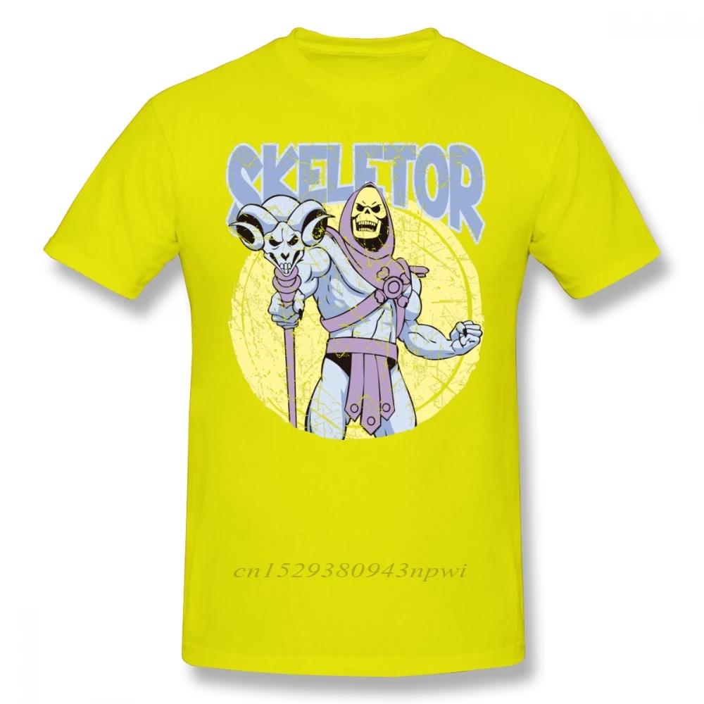 SKELETOR T-shirt SKELETOR T-shirt Korte Mouw Grappig T-shirt Grafisch Mannen Strand Katoenen T-shirt Jongens Punk Designer Streetwear