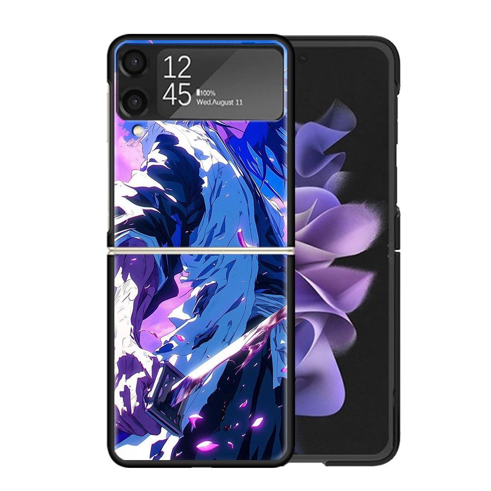 Bleach Kuchiki Byakuya Cases For Samsung Galaxy Z Flip 4 5 6 7 3 Z Flip7 Flip6 Flip4 Flip5 Flip3 5G Hard Shockproof Fundas Cover