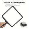 1pc High-Definition Portable Magnifying Glass Reader with Fresnel Lens for Reading of Books and Newspapers with Enlarged Fonts.