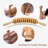 Masseur de drainage lymphatique en bois sculptant le corps anti-cellulite ensemble de thérapie par le bois colombien outils de thérapie par le bois hommes femmes