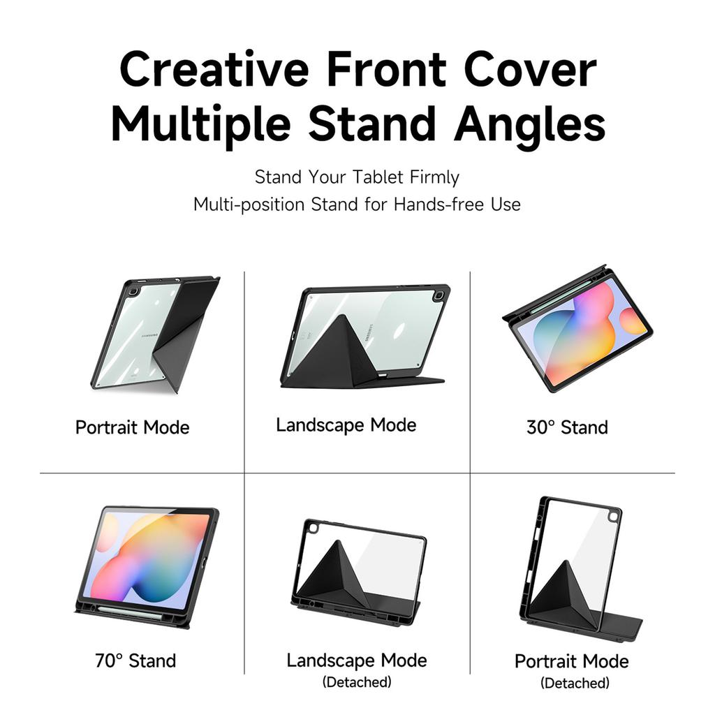 DUX DUCIS Magi Series for Samsung Galaxy Tab S6 Lite (2024)/(2022)/(2020) Case Origami Stand Leather Tablet Cover