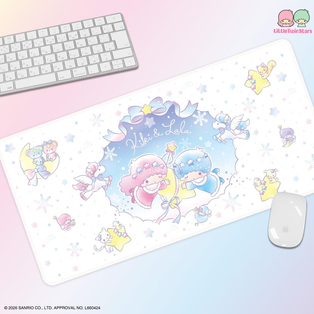 Gourmandise Little Twin Stars Desk Mat Snow Lantern Fantasy - SANG-603A