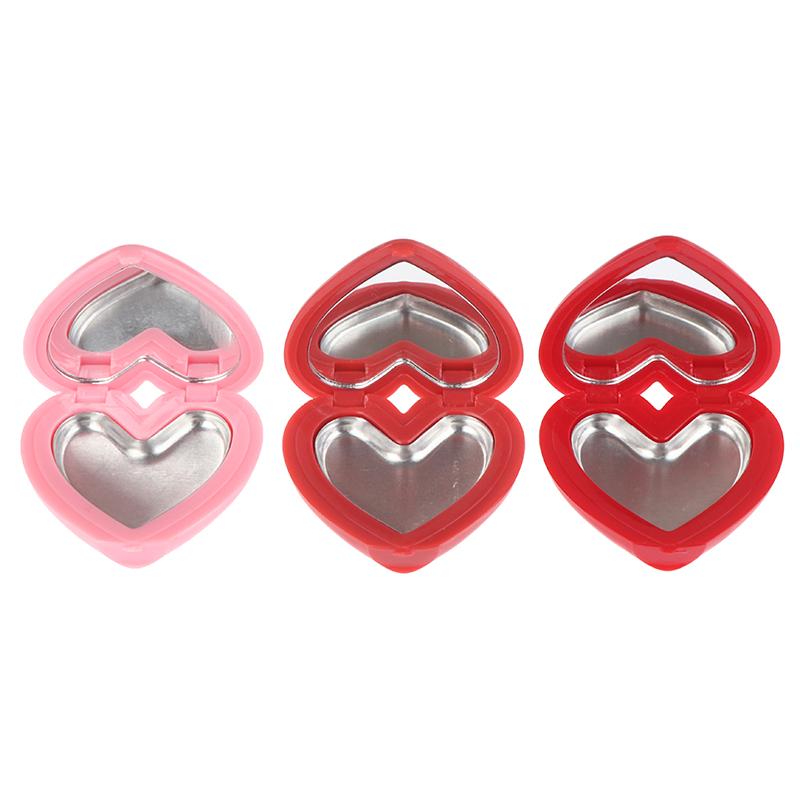 Love Lipstick Eye Shadow Powder Blusher Diy Subpackage Pressure Plate With Aluminum Disk Empty Lipstick Box Cosmetic Packaging