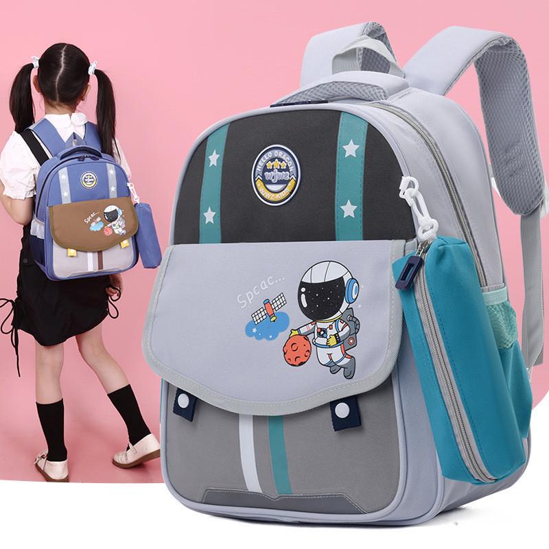 Adorable Cartoon Kids Backpack Large Capacity Lightweight Nylon School Bag