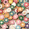 10pcs/lot Alloy Star Charms Color Drop Oil Charm Bead for Jewelry Making DIY Necklace Pendant Earrings Handmade Accessories