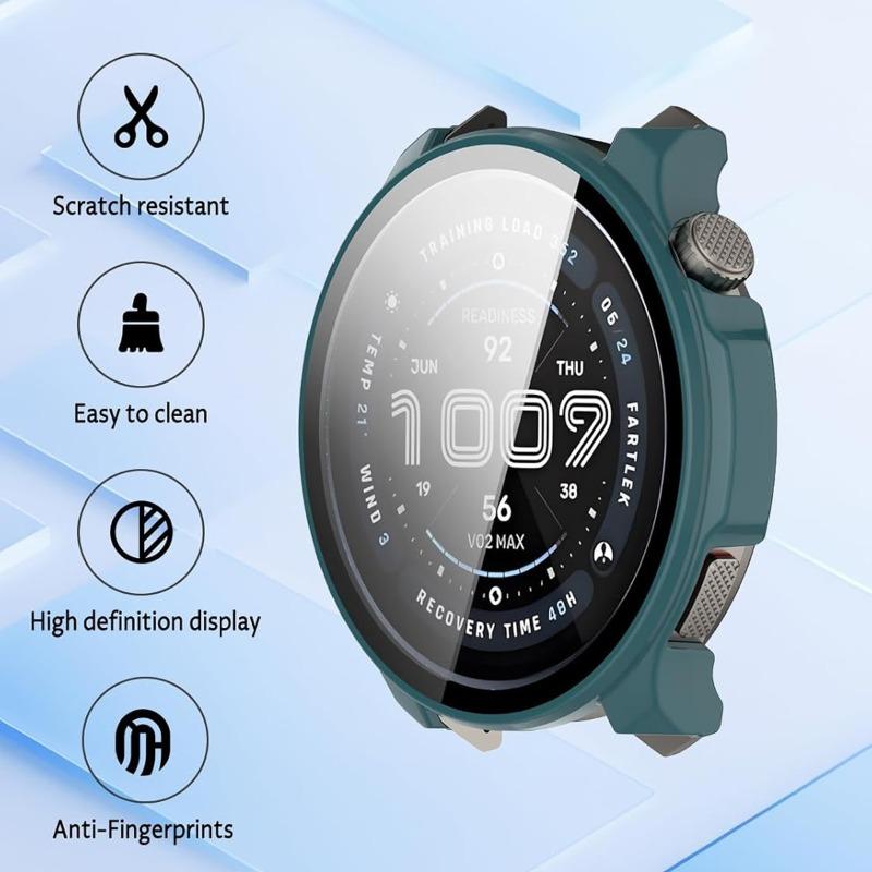 For Amazfit Balance2 PC+Tempered Glass Protective Case For Huami Amazfit Balance2 Full Screen Protector Bumper Cover Accessories