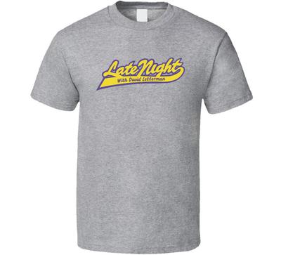 Late Night David Letterman T Shirt