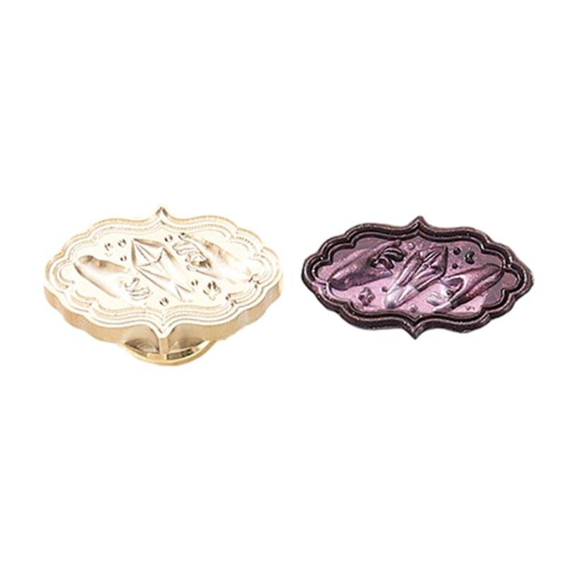 Wax Seal Stamp Head for Valentine Card Wedding Invitation Envelope, Exquisite Pattern Wax Seal Stamp Head