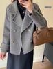 2025 High-End Double-Sided Wool Jacket with Suit Collar - Versatile Women's Fashion for Spring & Autumn