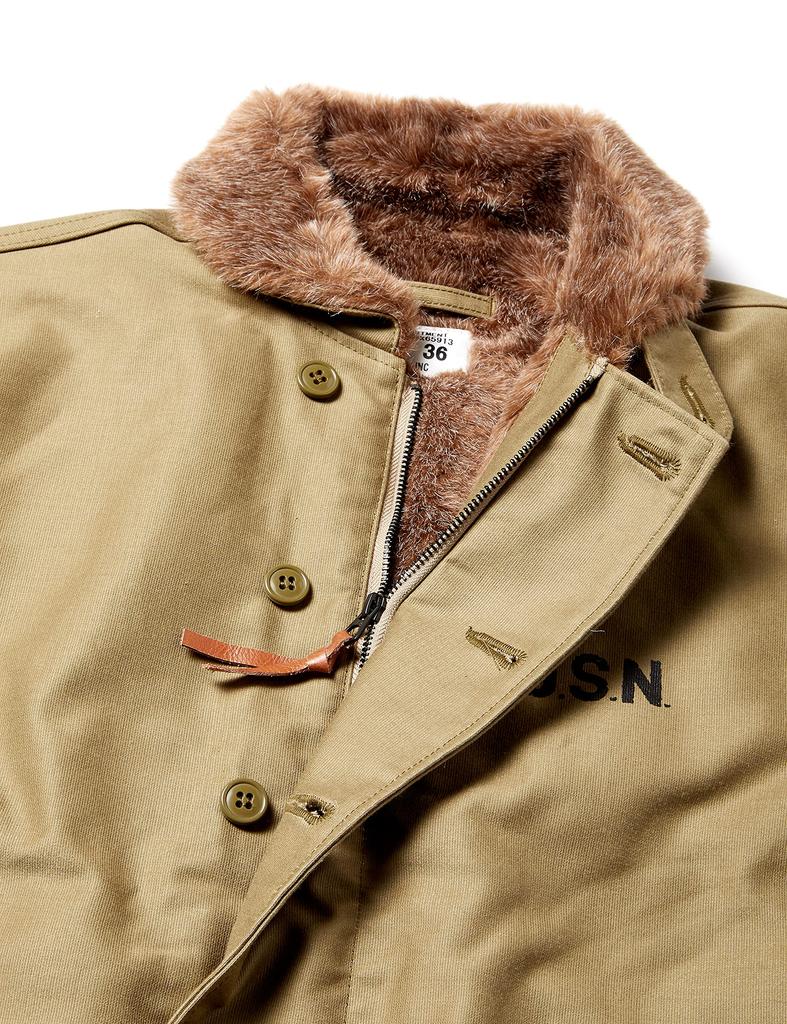 HOUSTON DECK Military Size 38 N-1 Jacket, Jacket, 5N-1 TAN,