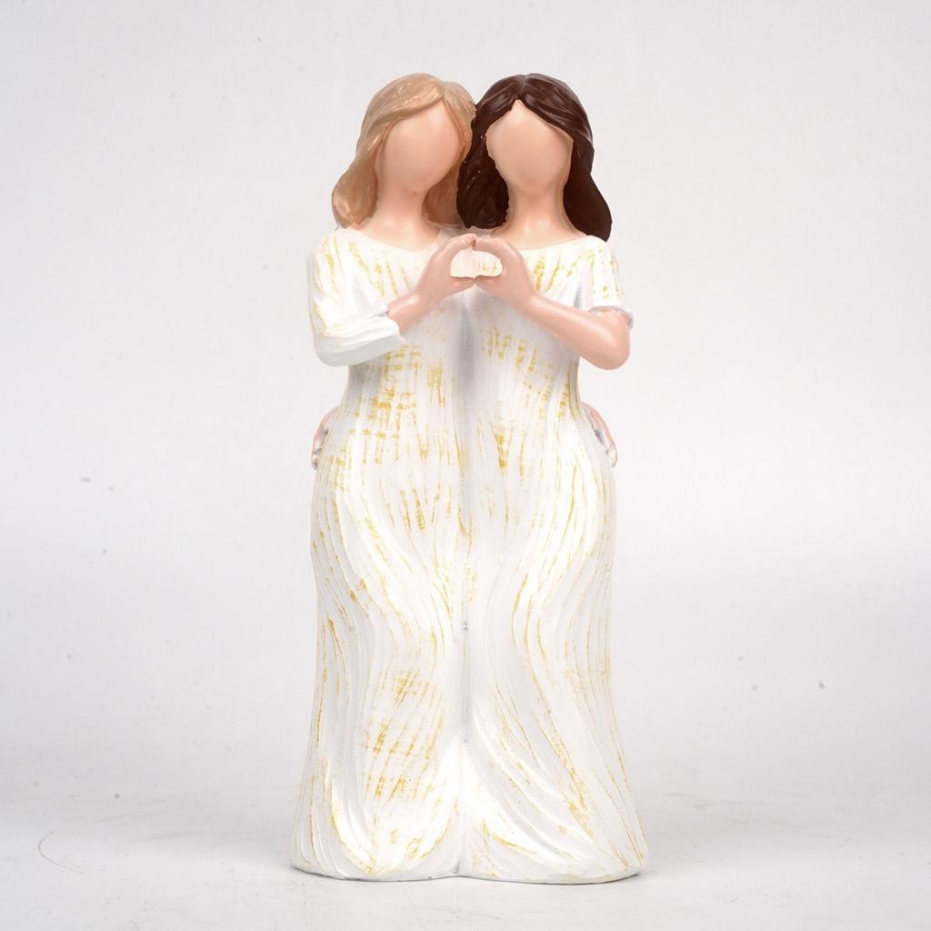 Sister Figurines Gift, Sister Birthday Gifts from Sister: Friendship Christmas Thanksgiving Gift for Sisters Best Friends Women