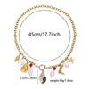 Collier Ocean Star en acier inoxydable avec pendentif coquillage géométrique pour un style unisexe