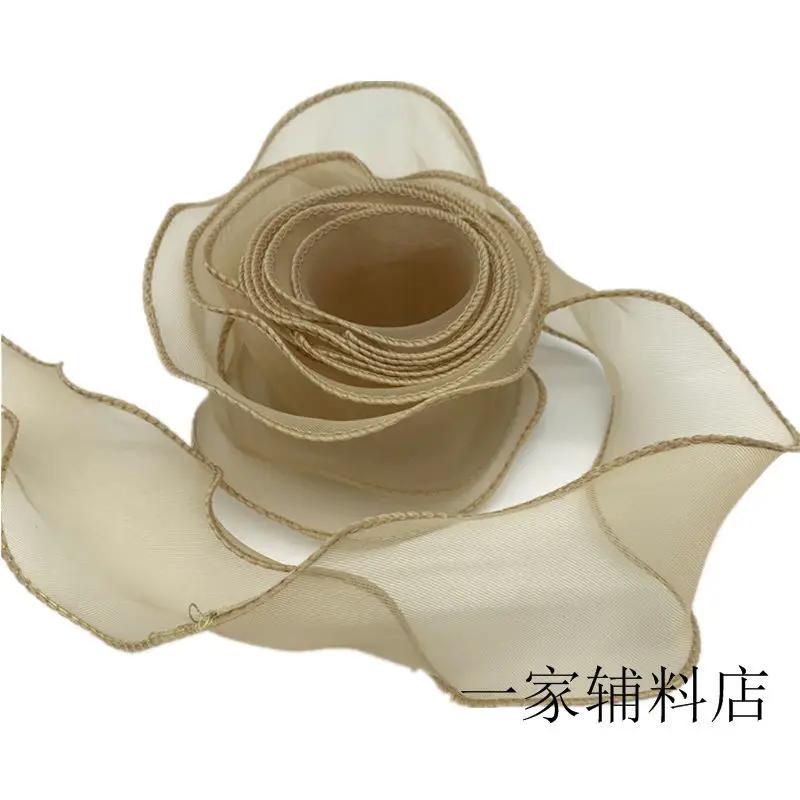Ins Streamers Decoration Ribbons Wedding Party Gifts Wrapping String DIY Handmade Bow Festival Supplies Bouquets Overwrap Strap