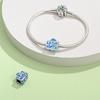 Charms Copper Sparkling Colorful Zircon Starfish Conch Coconut Tree Clip Charm Spacer Bead Fit Diy Fine Jewelry Gifts Making