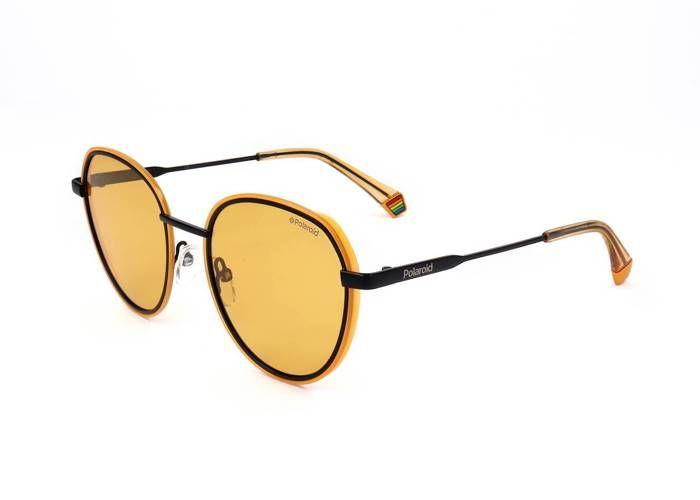 Lunettes de soleil - Polaroid - 6114/S - Unisexe - Noir/orange - Protection UV400
