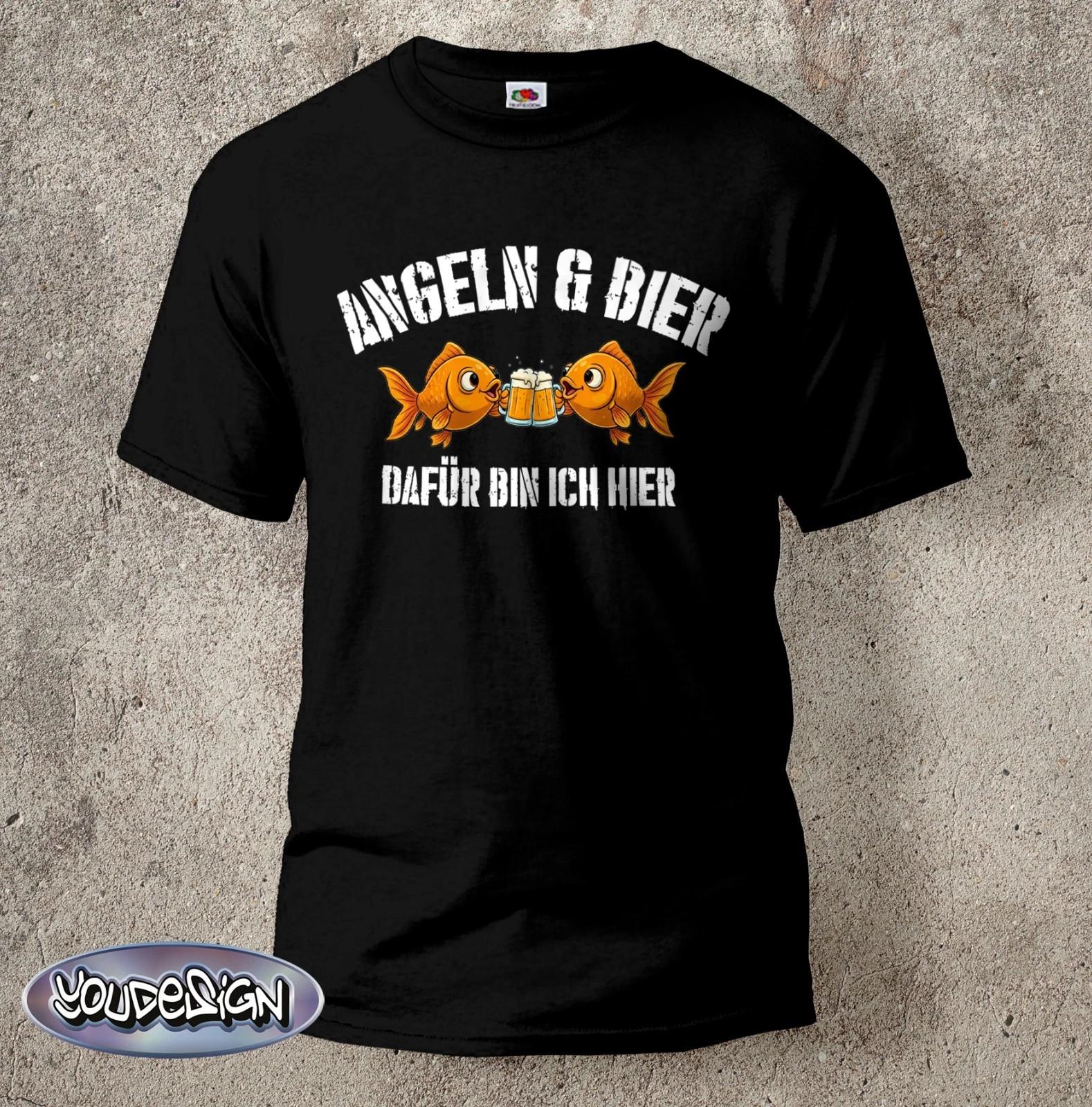 Funny angler shirt fun shirt angler T-shirt fishing and beer fisherman fun S-5XL XL