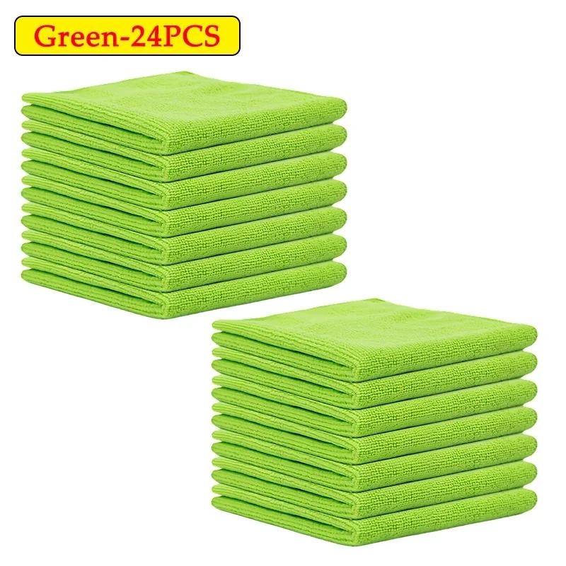 Microfiber Towels Car Wash Drying Polishing Cloth Household Cleaning Kit Detailing Streak Free Lintless Home Cleaning